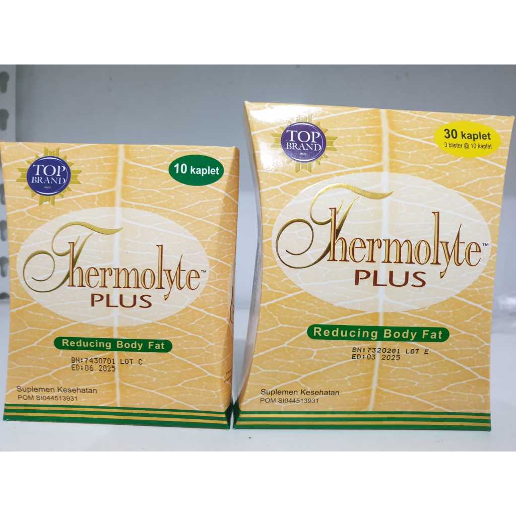 Thermolyte Plus kaplet / Reducing Body Fat membantu mengurangi lemak dalam tubuh isi 30 kaplet dan 1