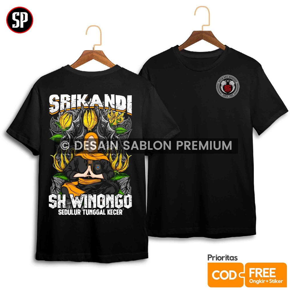 Distro Kaos Srikandi Winongo Terbaru - FREE STIKER / Atasan Silat Lengan Panjang dan Pendek STK SH W