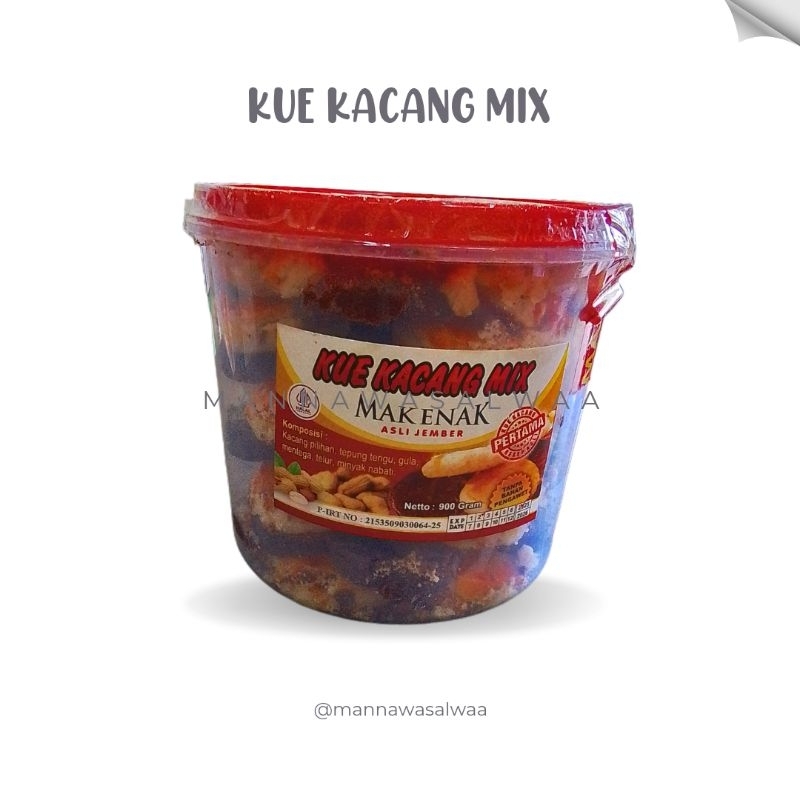 

Kue Kacang Mak Enak Mix Cokelat 900gr