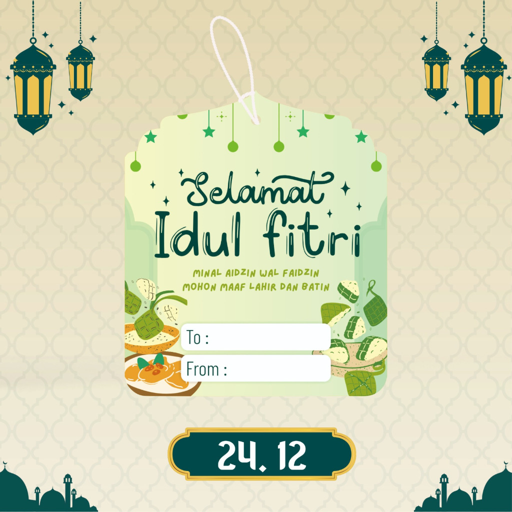

Kartu Hang Tag 24.12 Edisi Lebaran Terbaru Best Seller Harga Murah