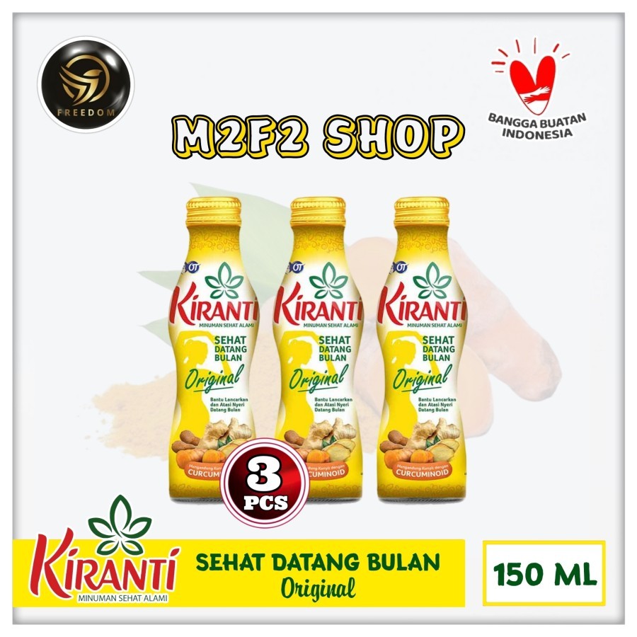 

Kiranti Minuman Kesehatan Datang Bulan Original - 150 ml (Kemasan 3 Pcs)
