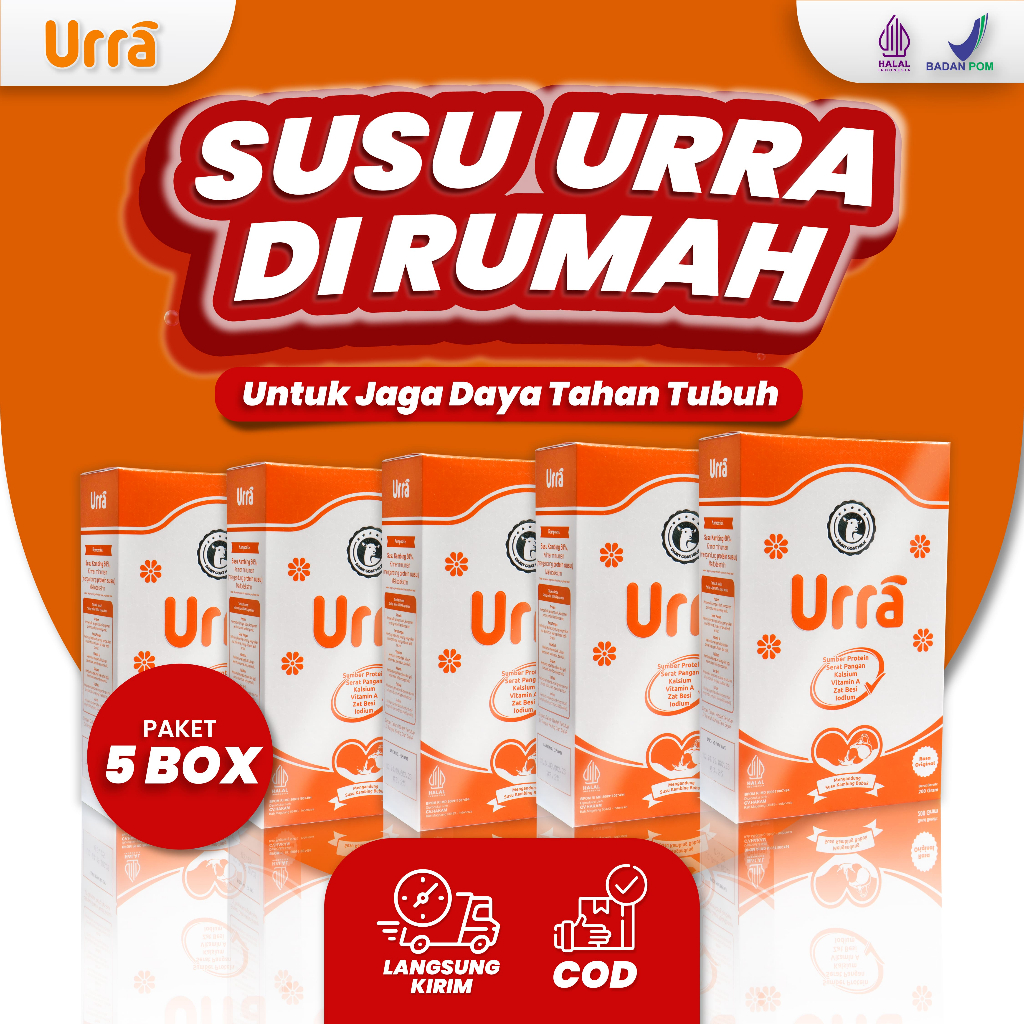 

Susu Urra - Paket 5 Box Menyehatkan Badan