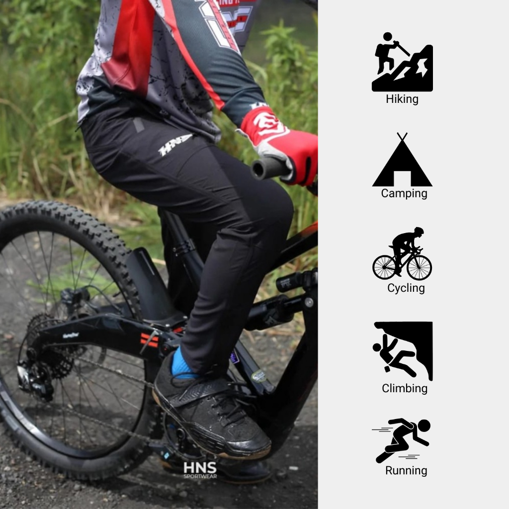 Olahraga Spesial Sepeda Celana Panjang Bersepeda Pria Anti Air untuk MTB Downhill Enduro Sepeda Pria