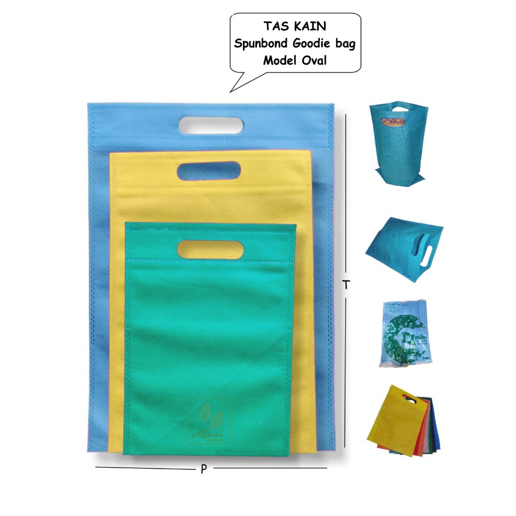 

Goodie bag Oval Besar / Kecil 20x26 25x35 30x40 Tas Kain Spunbond Kantong Belanja Bingkisan Hampers Souvenir Ultah Pernikahan