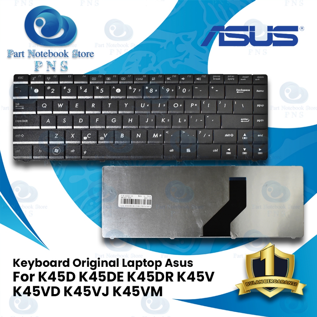 Keyboard Laptop Asus K45D K45DR K45DE K45VD K450 K45V K45VM K45VD