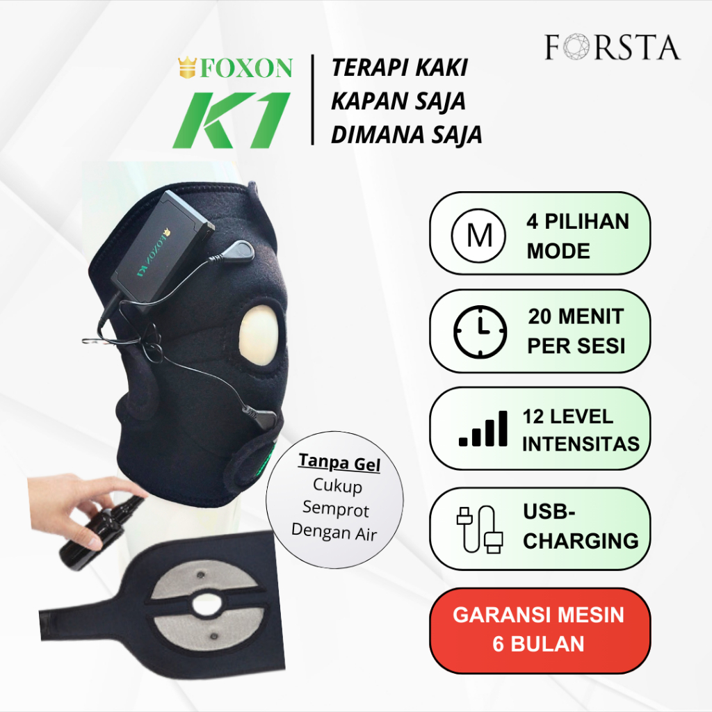 Foxon K1 (Terapi Lutut & Sendi) Alat Terapi Lutut Dan sendi Foxon Pijat