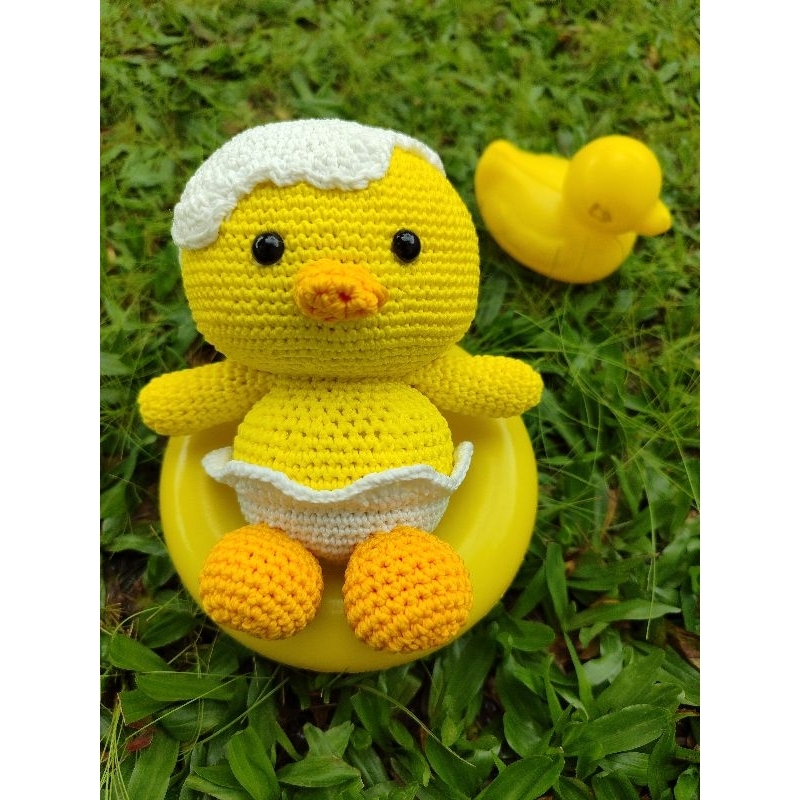 Boneka Rajut Anak Ayam / Anak Ayam / Amigurumi