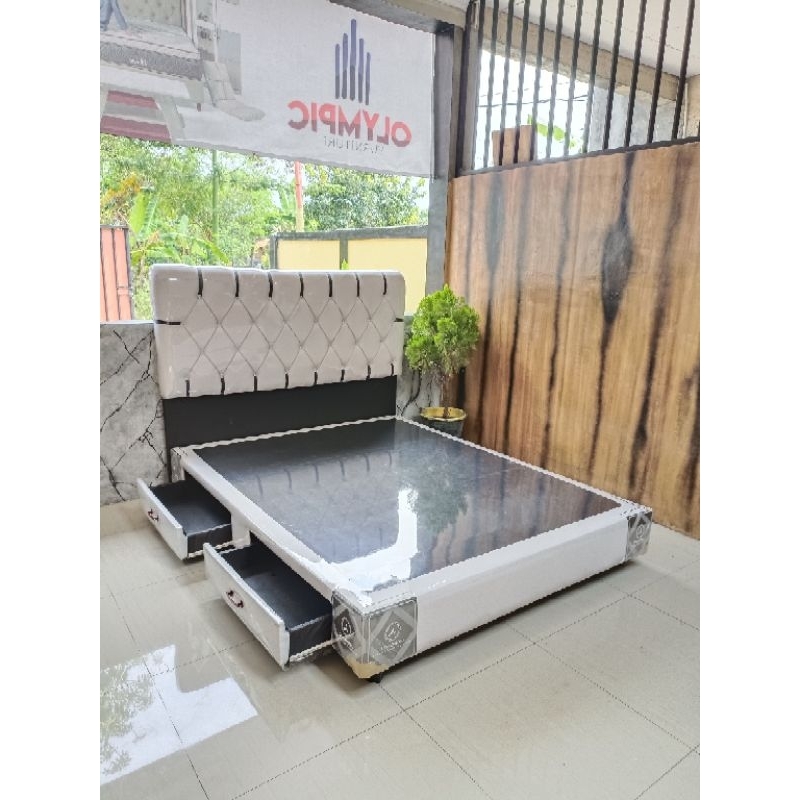 Divan laci divan kasur divan slorokan divan no 2 160x200 termurah tegal