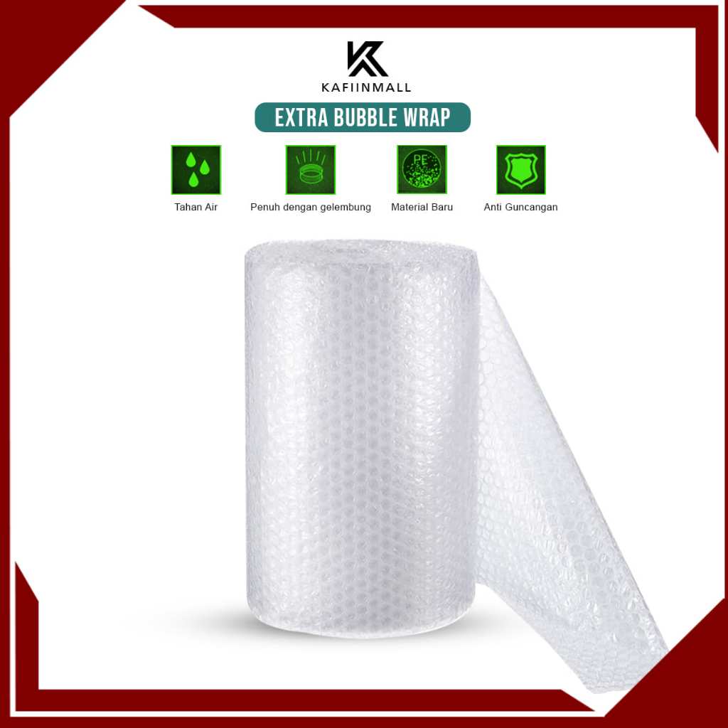 

BUBBLE WRAP TAMBAHAN UNTUK PACKING AMAN BUBBLEWRAP