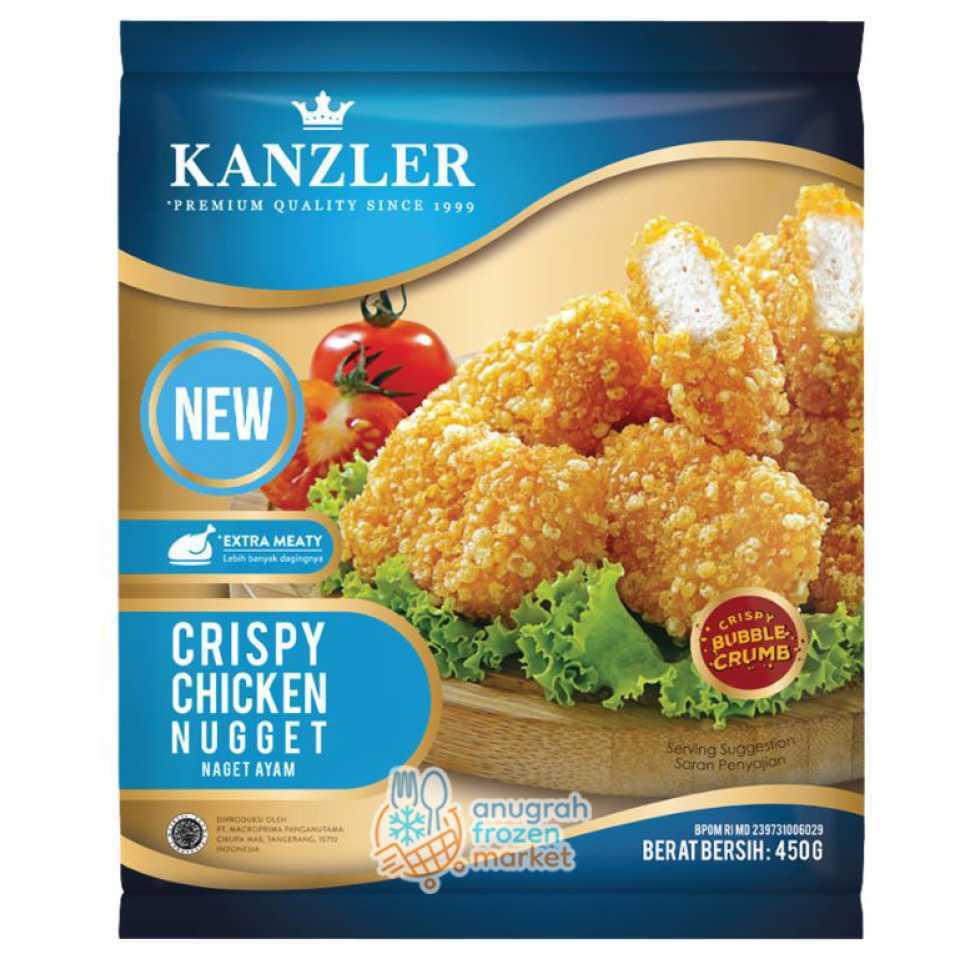 

Kanzler Crispy Chicken Nugget 450gr