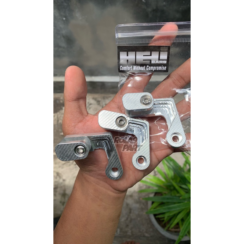 (bisa cod) Breket selang rem depan cnc Universal ktc rcb nmax scoopy aerox , detail rapi