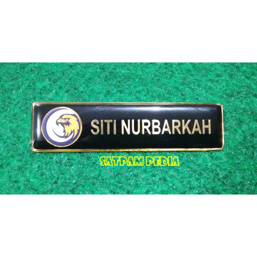 

Papan Nama Kuningan Resin Custom - Name Tag Kuningan Resin Custom