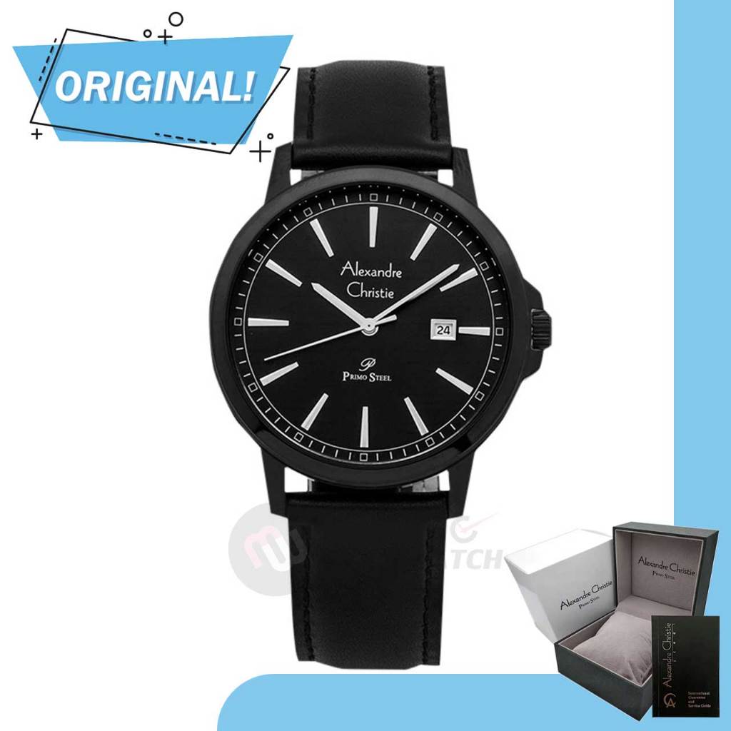 Jam Tangan Pria Analog Alexandre Christie 1014MD AC1014 AC 1014 MD 1014 MDLIPDG Original Garansi Res