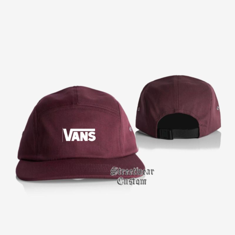 TOPI 5 PANEL PREMIUM/TOPI SIX PANEL DISTRO PRIA WANITA/VANS