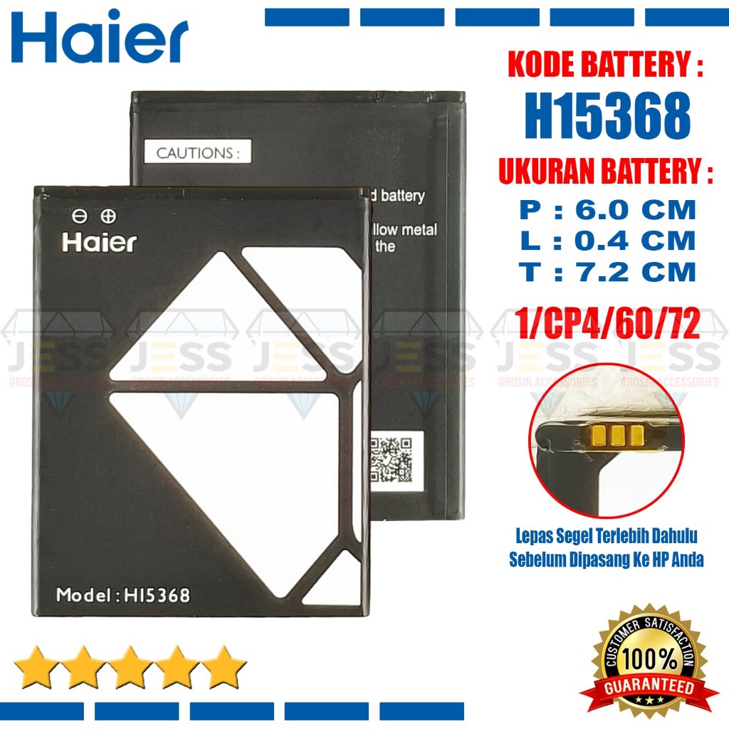 Baterai Battery Original Haier G7 - G522 -G552 - HM-G522-FL HM-G552-FL &amp; G51 4G Lte - G553 &amp; HM-G553-FL Kode Batre H15438 H15368