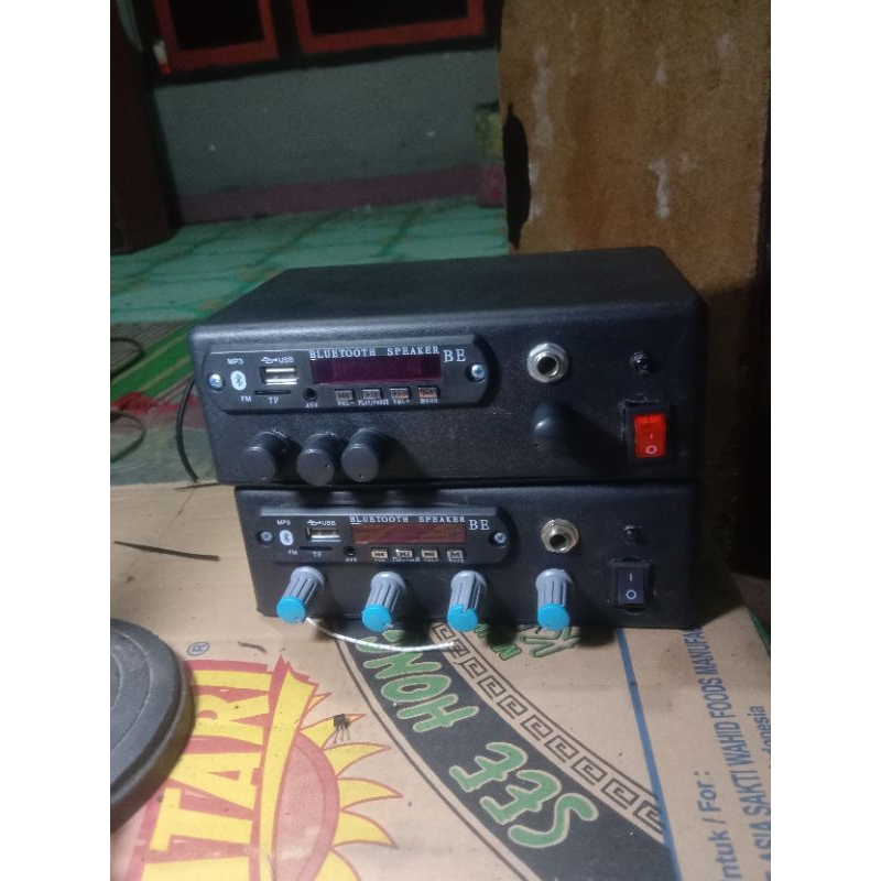 Power amplifier mobil AC&DC+adaptor 12 volt