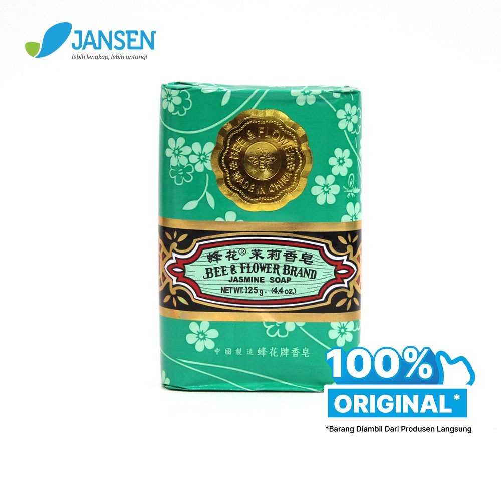 Bee Flower Import Jasmine 125 gr - Sabun Tawon Original 125gr