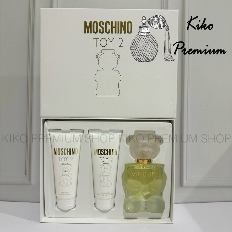 Moschino isi 3Pc Gift Set | Perfume Parfum Body Lotion Bath Shower Gel