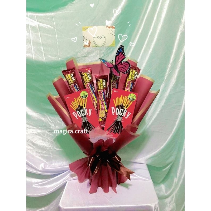 

BUKET BENG BENG DAN POCKY | BUKET SNACK | BUKET COKLAT | BUKET SNACK UNIK | KADO HAMPERS | BOUQUET BUQET UNIK HADIAH