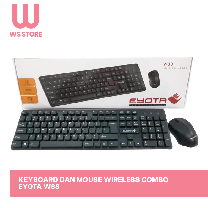 Keyboard dan Mouse Wireless Combo EYOTA W88