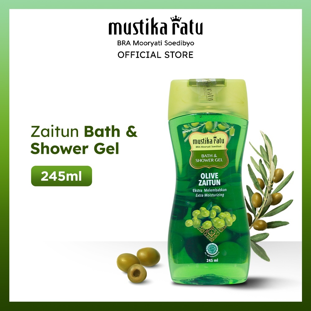 Mustika Ratu Zaitun Bath & Shower Gel 245ml