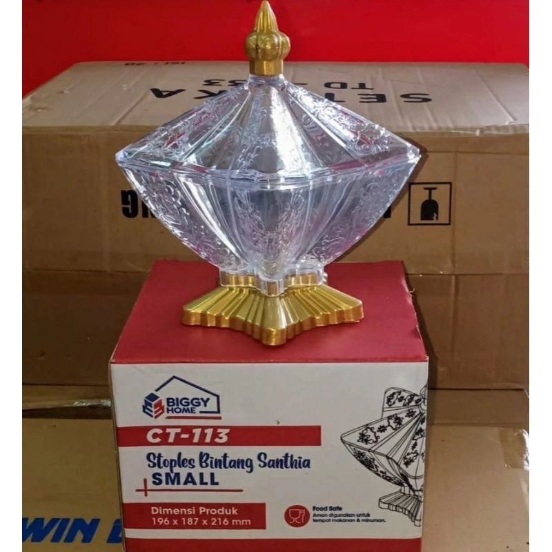 Toples Bintang Santhia Biggy CT 113 toples Cristal toples lebaran toples mewah Aesthetic Minimalis t
