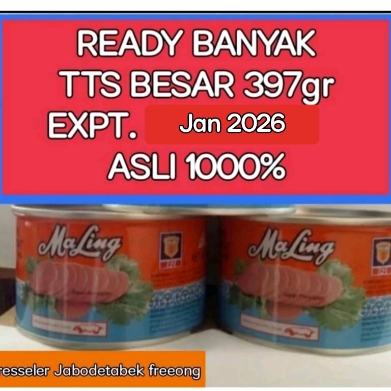 

ART I79D Maling TTS 397gr Ukuran besarnon halal