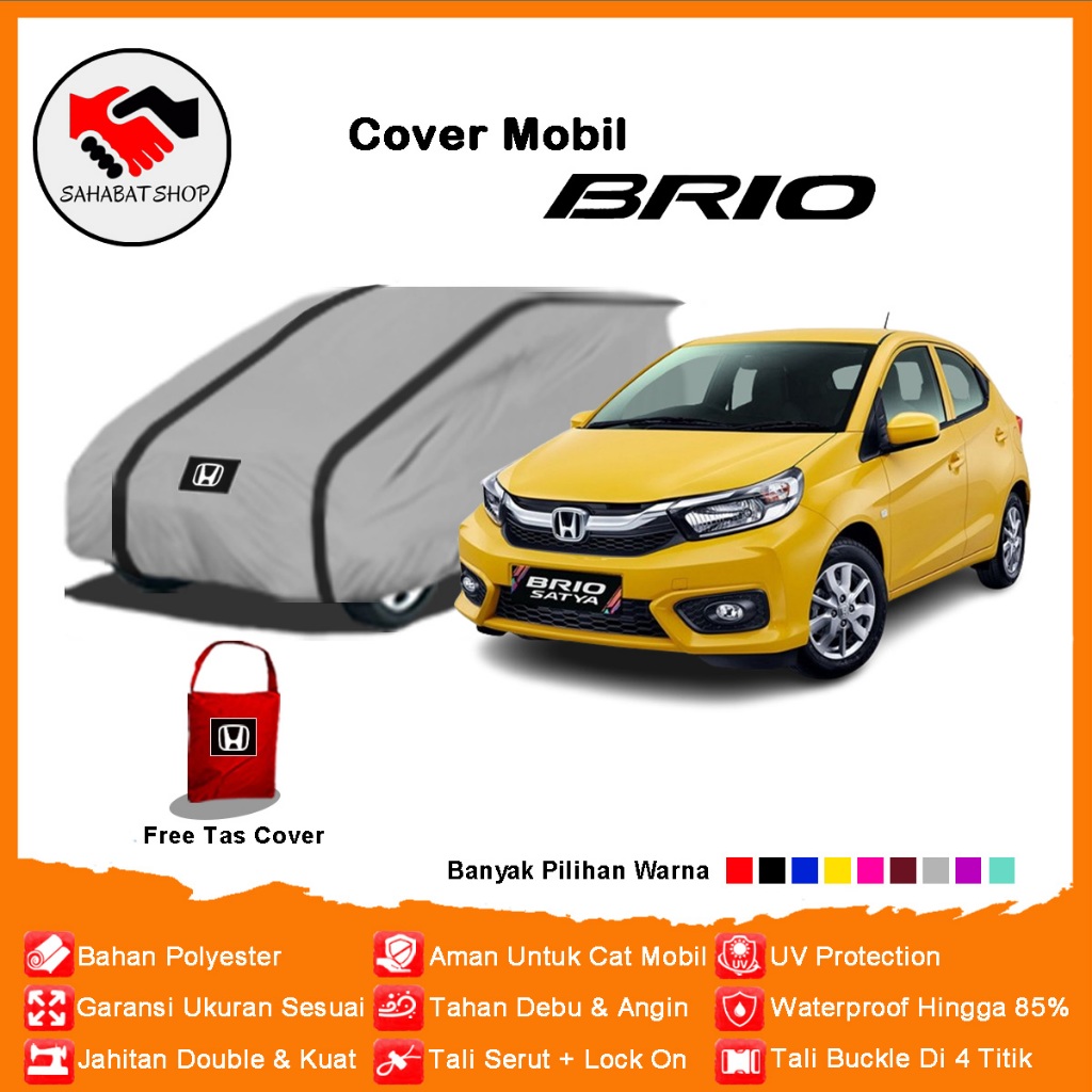 Ag Sarung Mobil Brio Satya RS 2023 Cover Mobil Brio Satya RS 2023 Selimut Penutup Mobil Brio Satya