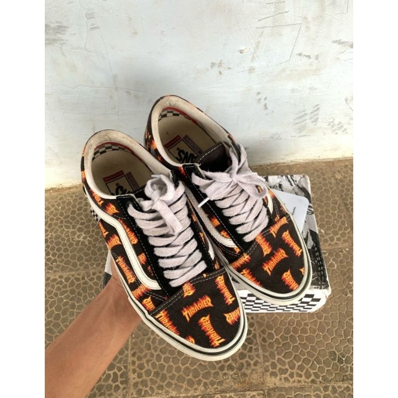 vans oldskool skate thrasher