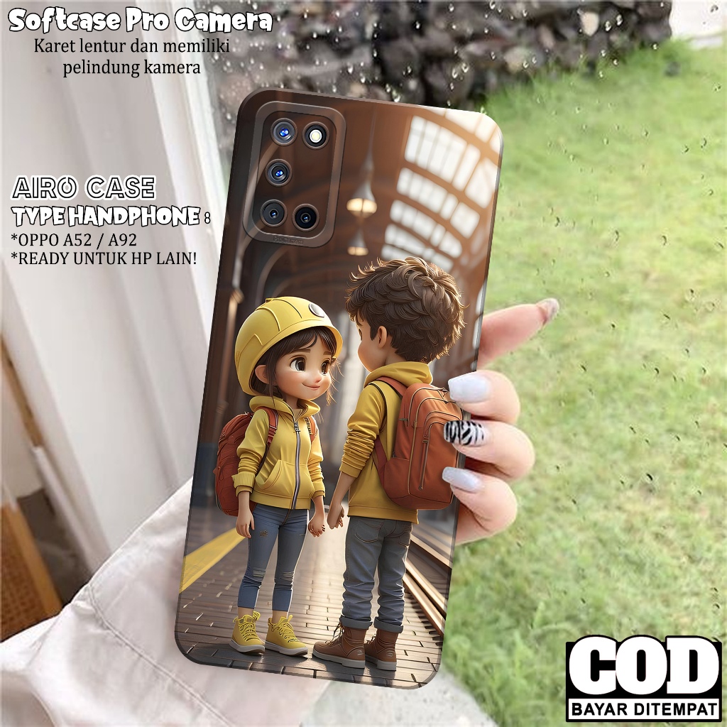 Softcase OPPO A52/ A92 Terbaru - AIRO CASE - Case OPPO A52/ A92 - Casing OPPO A52/ A92 - Silikon Hp 