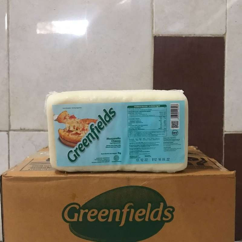 

KEJU MOZARELLA GREENFIELDS 1KG / MOZARELLA CHEESE GREENFIELDS
