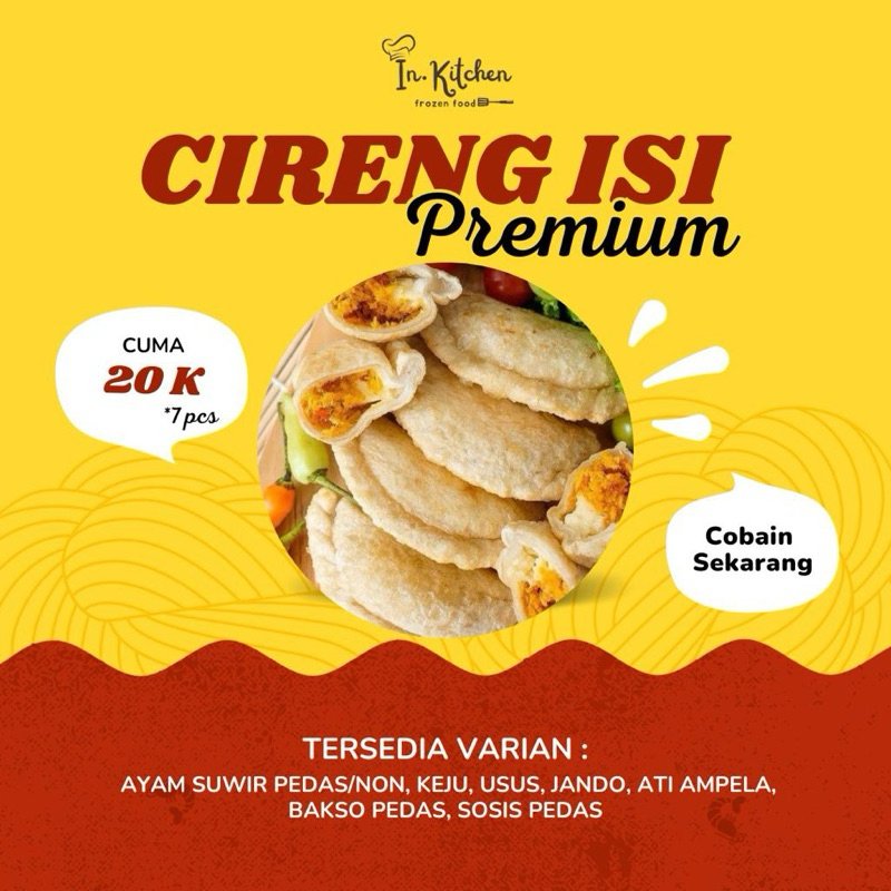 

(PREMIUM) CIRENG ISI GENDUT ((MENTAH)) // BANYAK VARIAN