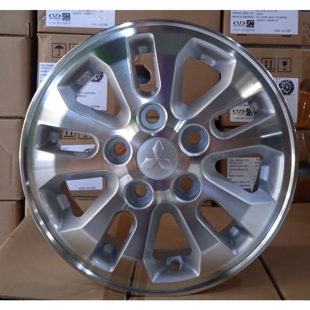velg mobil kuda ring 14 baut 5x114,3 velg r14 tuk grandmax.luxio.l300.apv