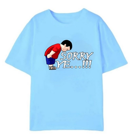 Kaos Oversize Sorry Ye / Tshirt Sorry Yee terbaru / kaos prabowo gemoy