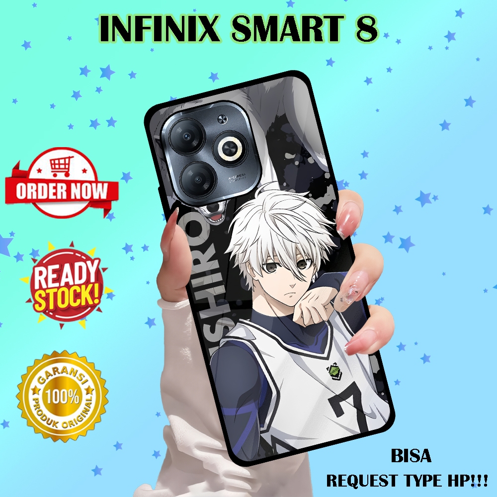 [ MT42]  Case Glossy INFINIX SMART 8 Case Kekinian Murah Kualitas Premium |XINGSHOP |Casing Kilau Pi