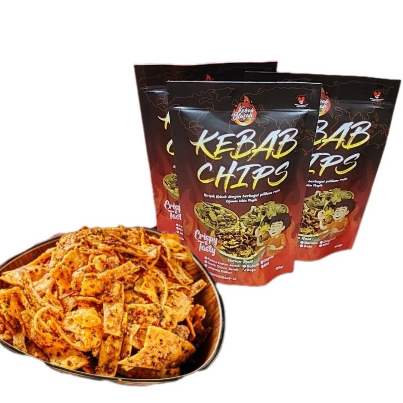 

Kripik Kulit Kebab Chips Tortila Snack Kebablasan