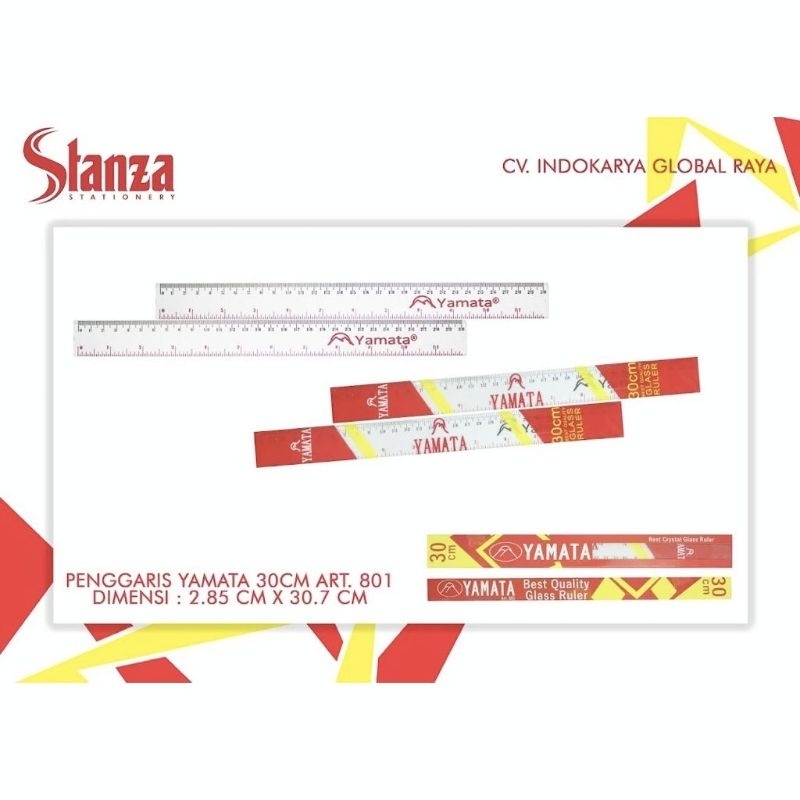 

penggaris plastik 30 cm