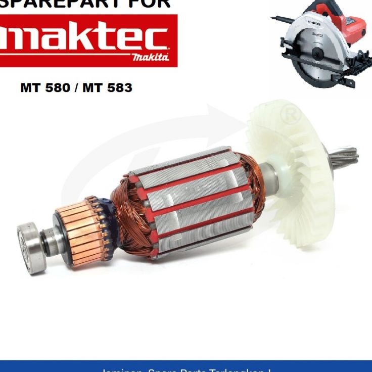 VUN MURAH Armature Circle MAKTEC MT58 Angker Dinamo Circular Saw MAKTEC MT58MT583 DCA Angker Circle 