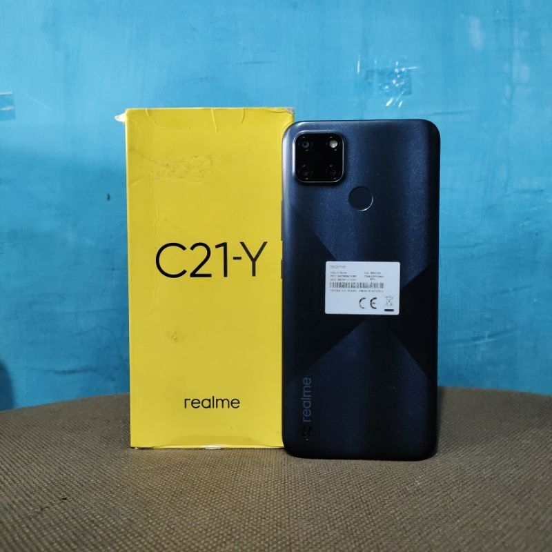 REALME C21Y 4/64 SECOND/BEKAS FULLSET