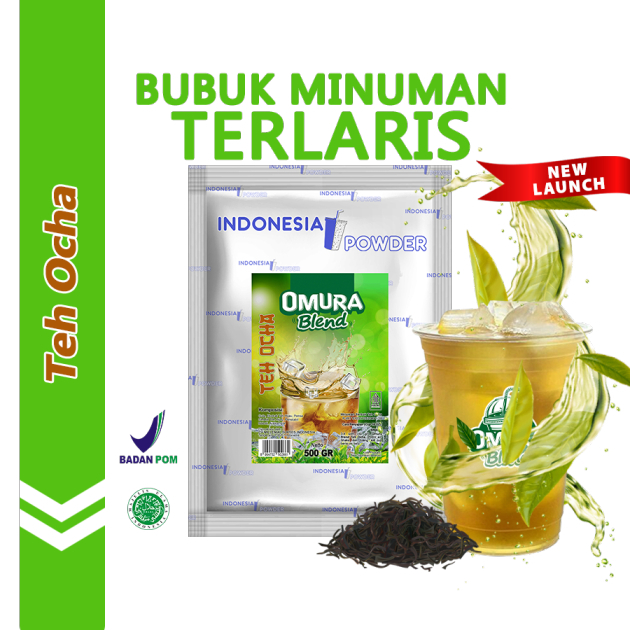 

Rasa Teh Ocha 500gr / Teh Hijau Jepang / Powder Berkualitas Merk Omura Blend