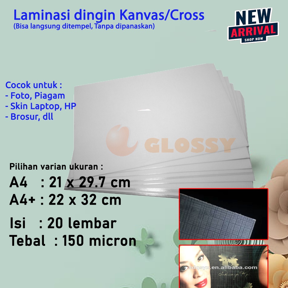 

Prm LAMINASI KANVAS A4 ZHL