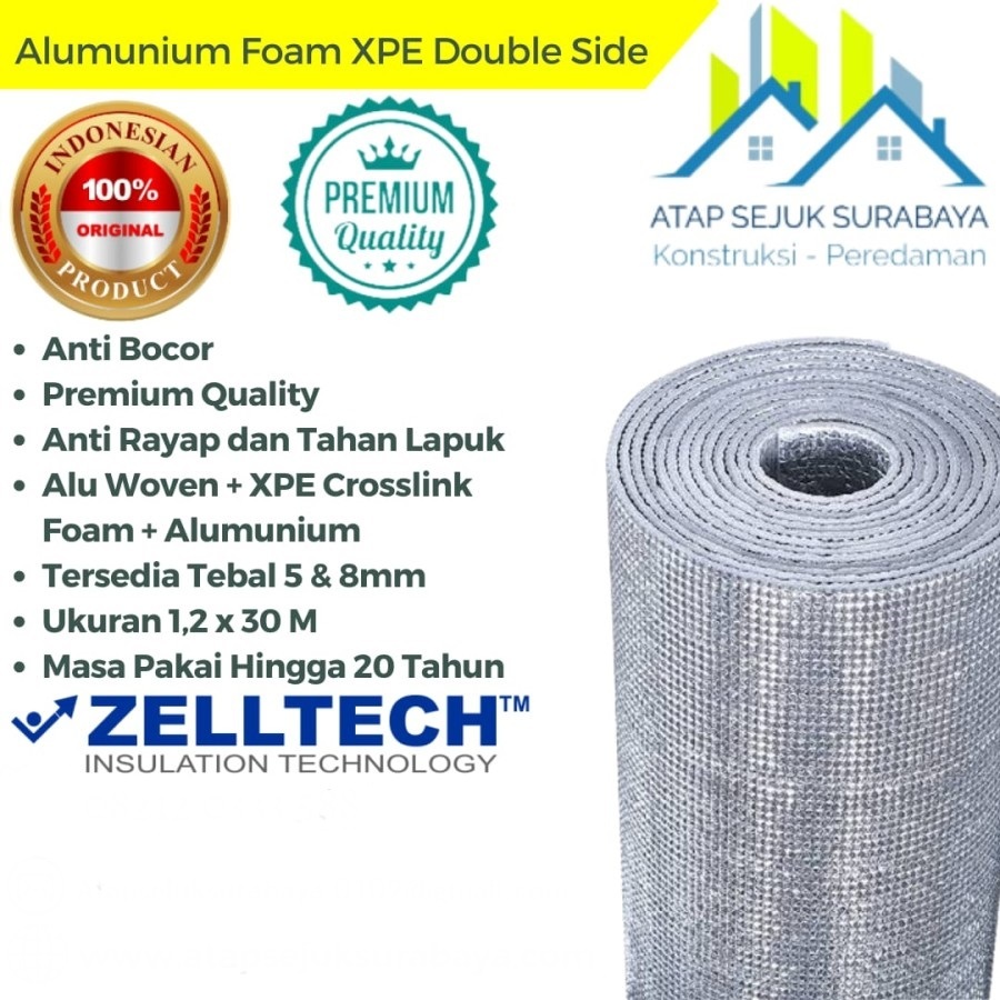 Zelltech Alumunium Foam XPE FR 5mm