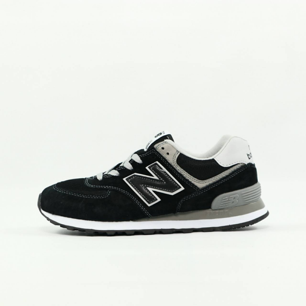 Sepatu New Bal*nce 574 Black Grey White 100% BNIB