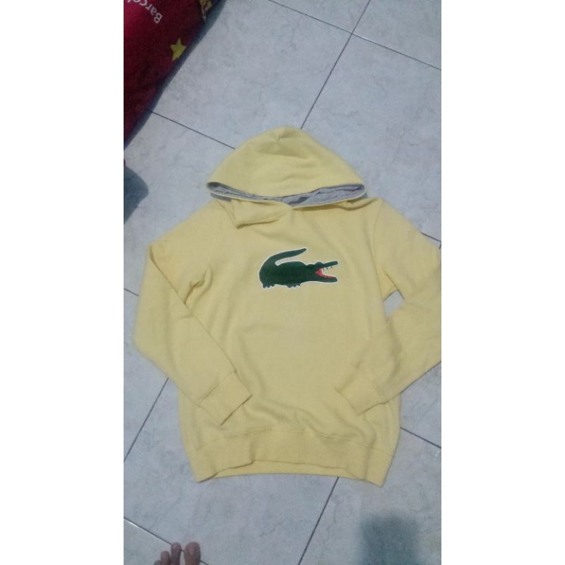 lacoste hoodie bordir