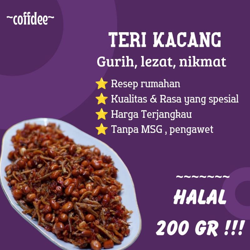 

SPECIAL!! TERI KACANG Dan IKAN BULU AYAM Sambal Mustofa
