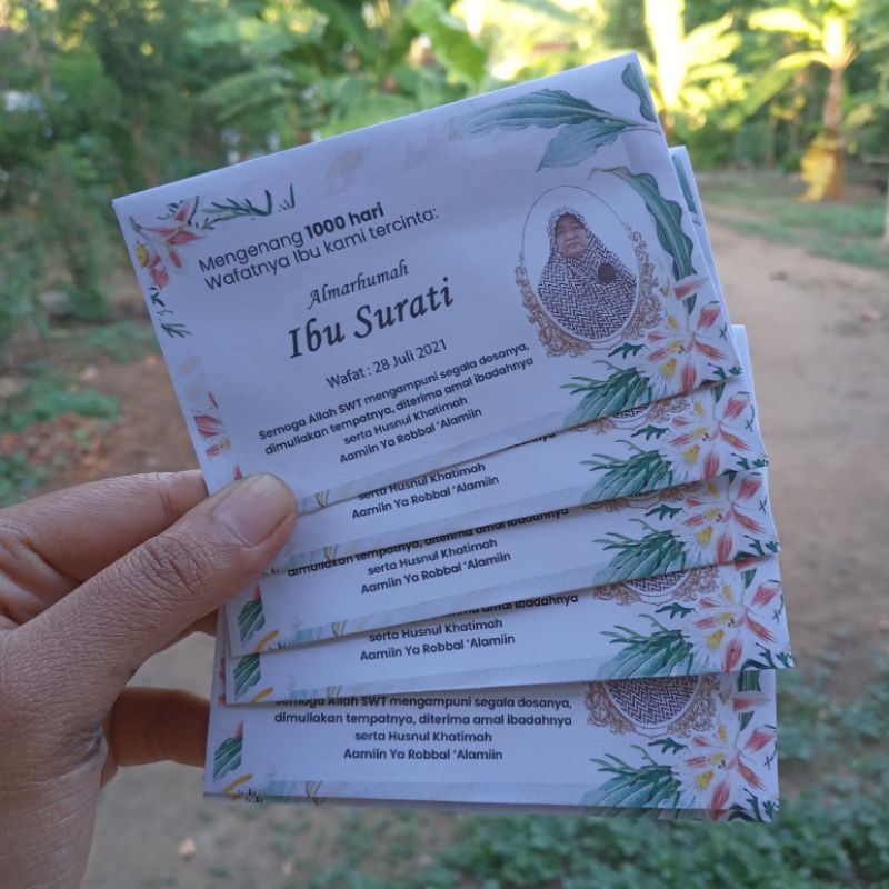 

Amplop Syukuran, sodaqoh, kematian pakai foto 11cm 50pcs