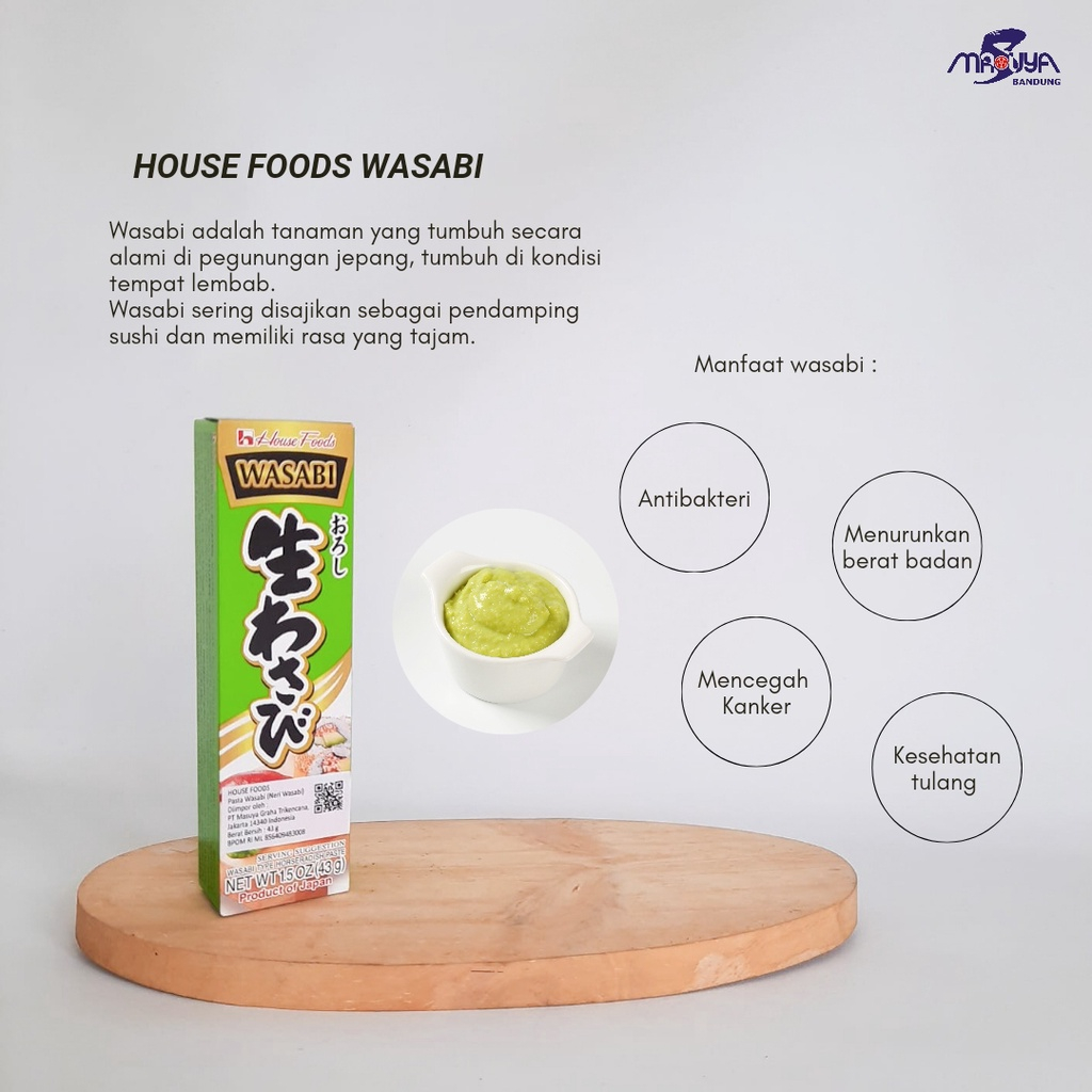 

House Wasabi Paste Tube 43gr