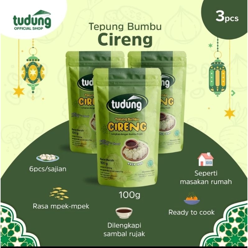 

3pc tudung bumbu cireng