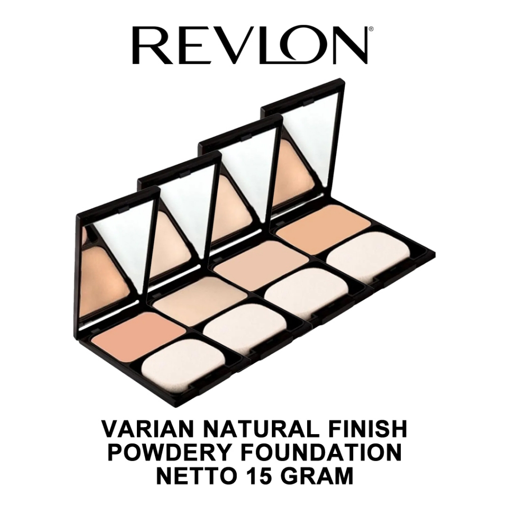 Revlon Natural Finish Powder Foundation - Bedak Padat Revlon | Foundation Revlon Face Powder