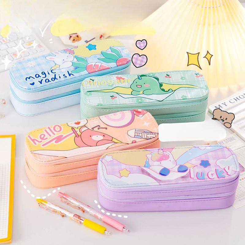 

KEDAIBUTIK (KP05) Kotak Pensil Motif Cartoon / Terbaru 2024 / Kotak 2 IN 1 / Unisex Perempuan Laki-laki / Anti Air Import